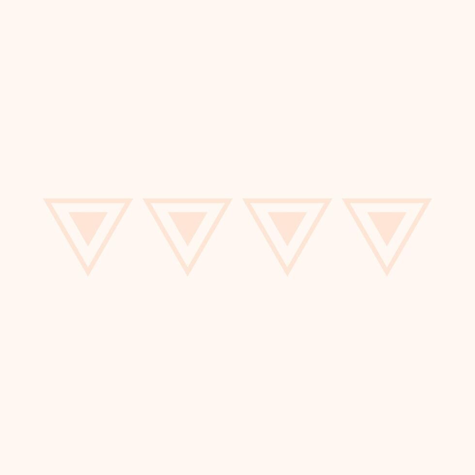 Flat geometric shape element vector