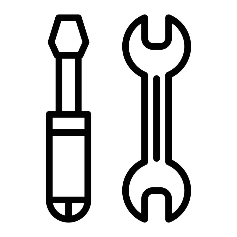 Repair Line Icon Design vector