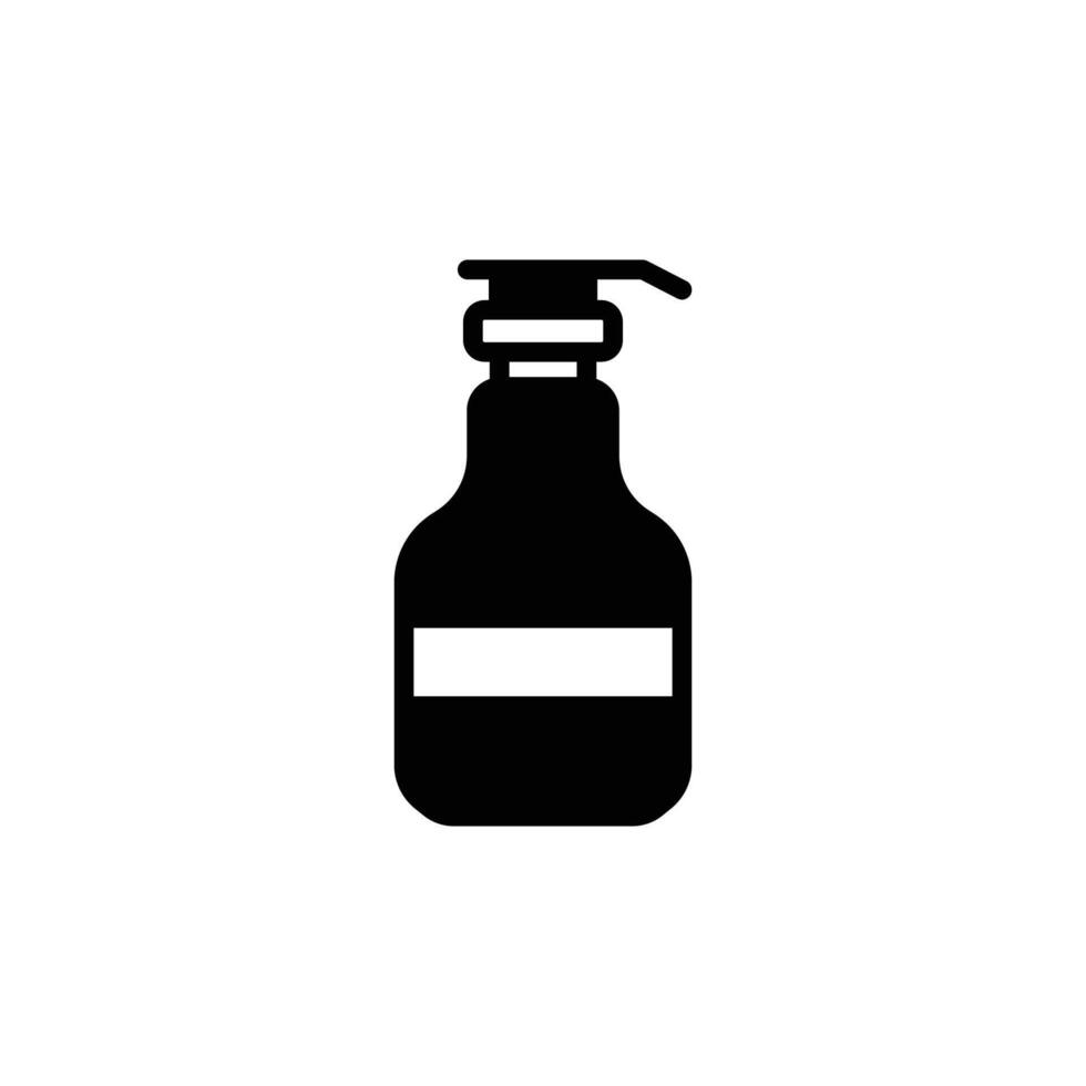 Shampoo icon solid style vector