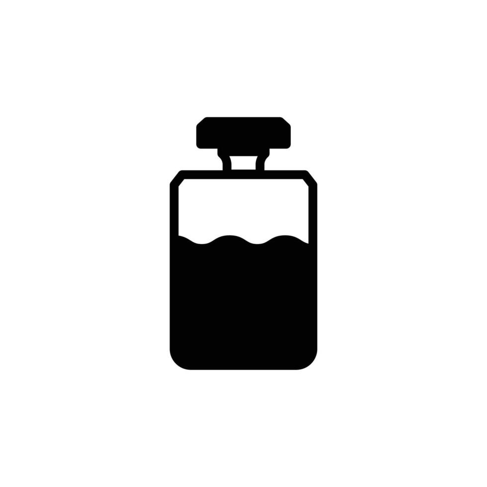 Perfume icon solid style vector