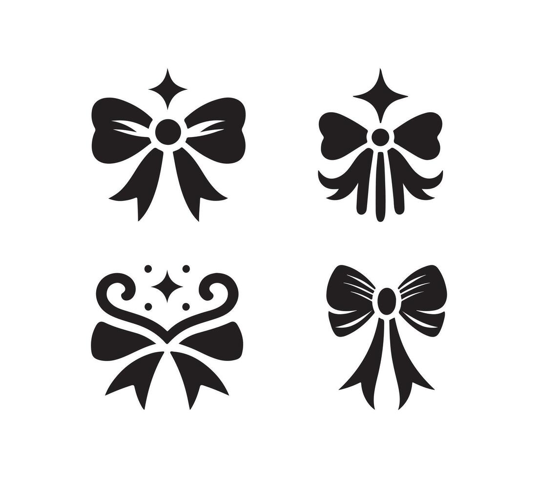 Bow silhouette art vector