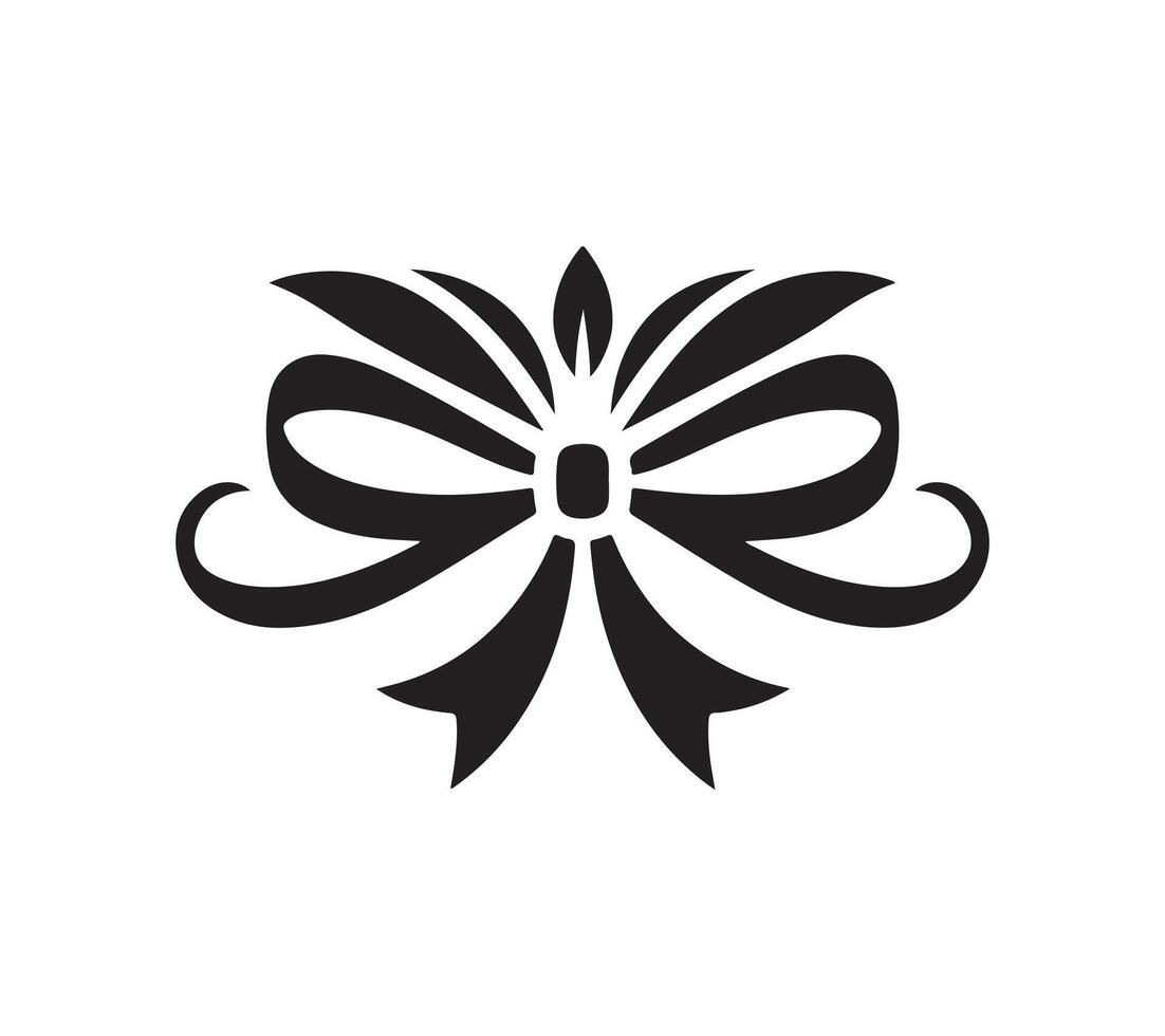 Bow silhouette art vector