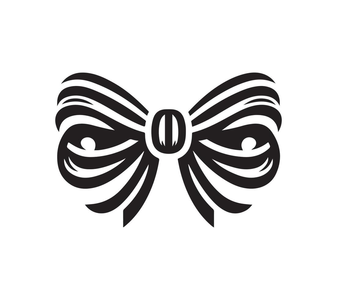Bow silhouette art vector