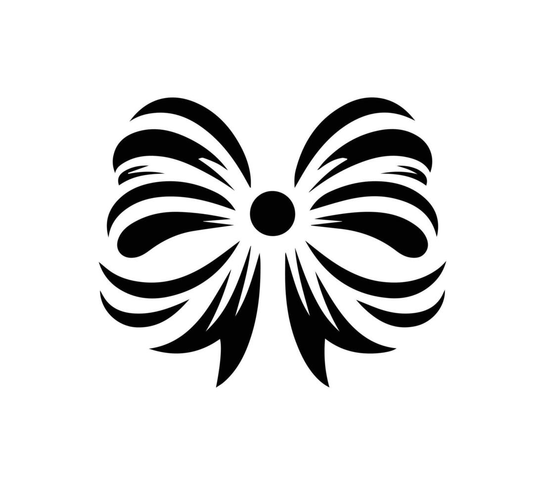 Bow silhouette art vector