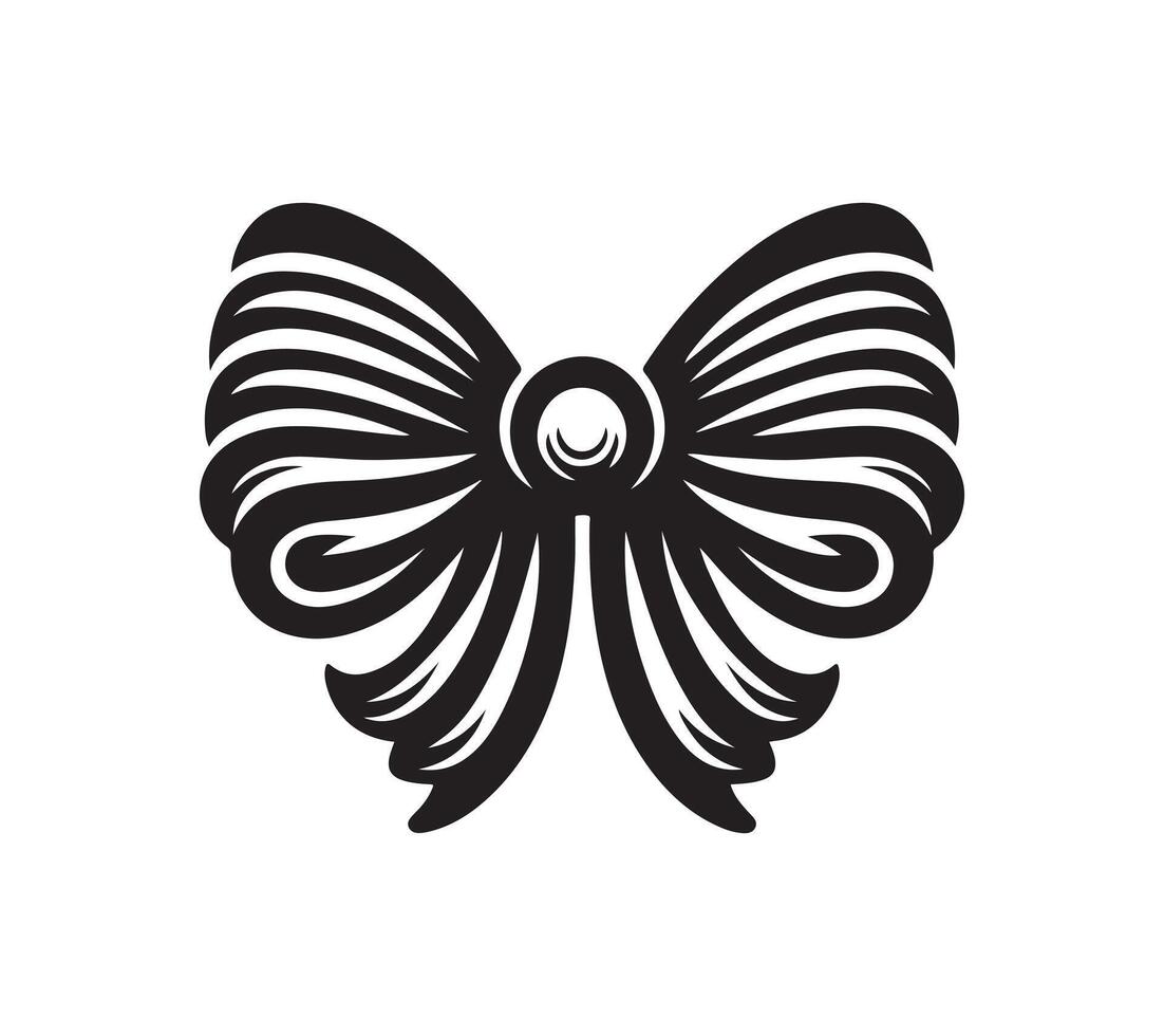 Bow silhouette art vector