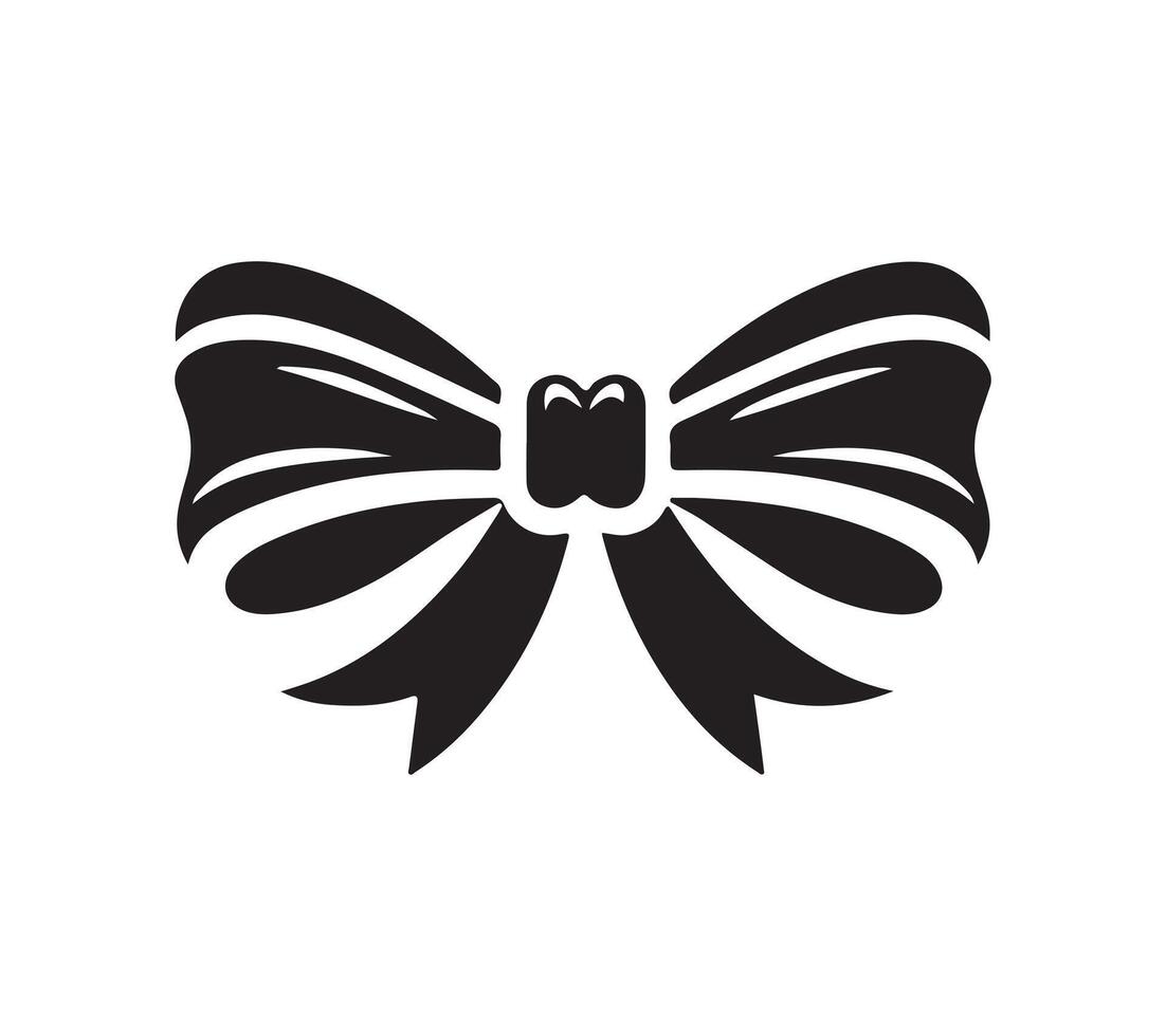 Bow silhouette art vector