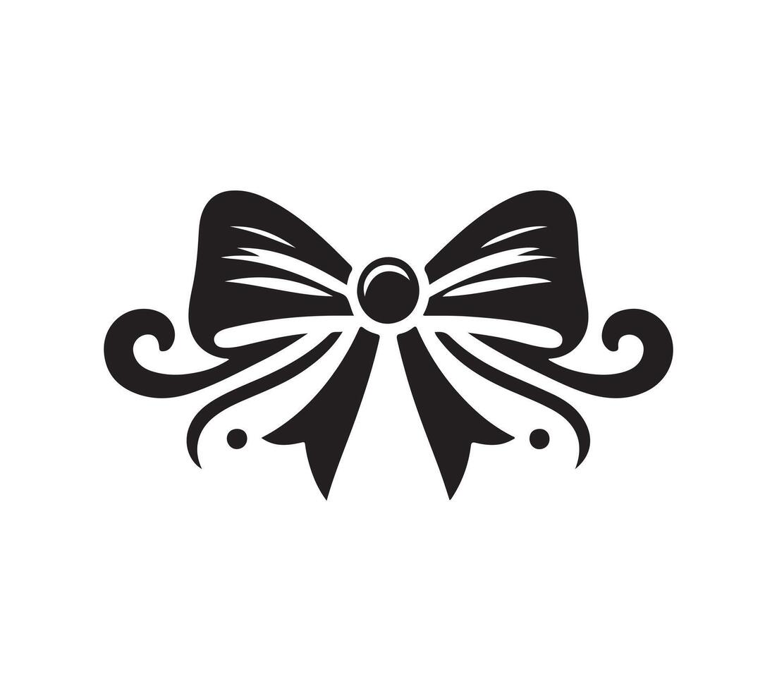 Bow silhouette art vector