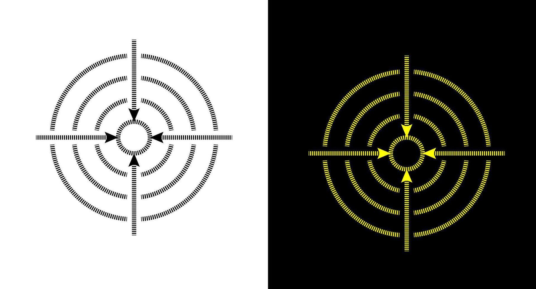 Precision icon collection for web, ui, mobile apps. Precision sign symbol. vector