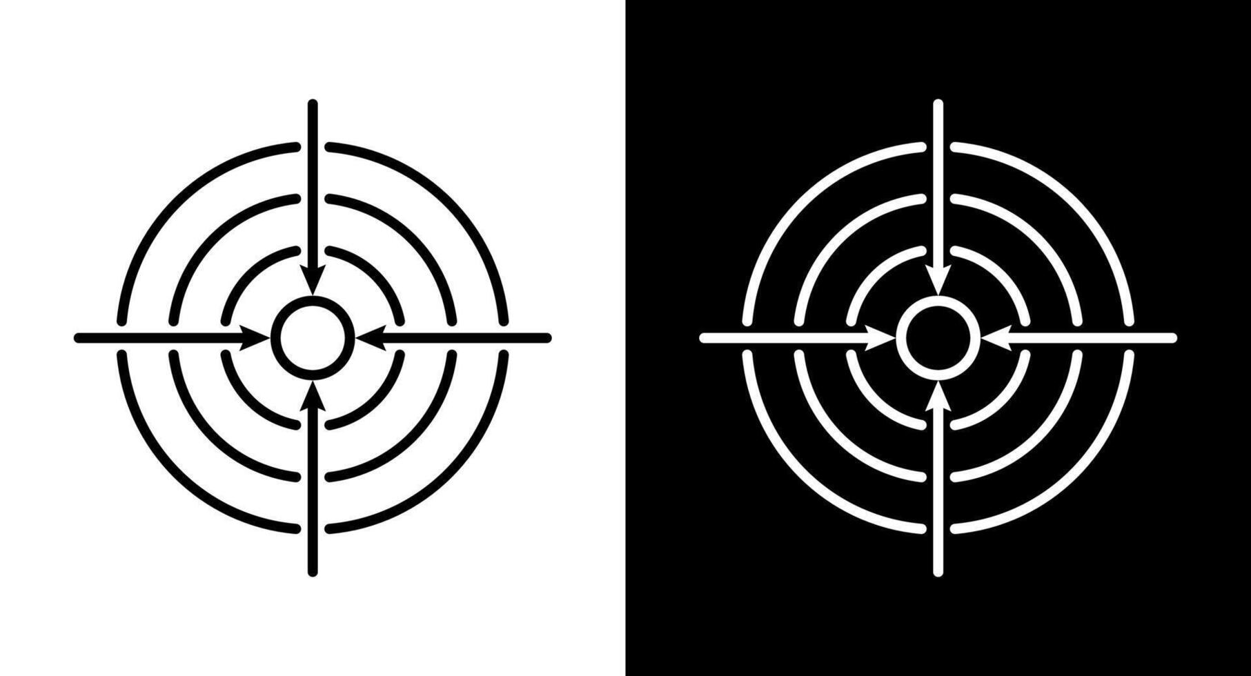 Precision icon collection for web, ui, mobile apps. Precision sign symbol. vector