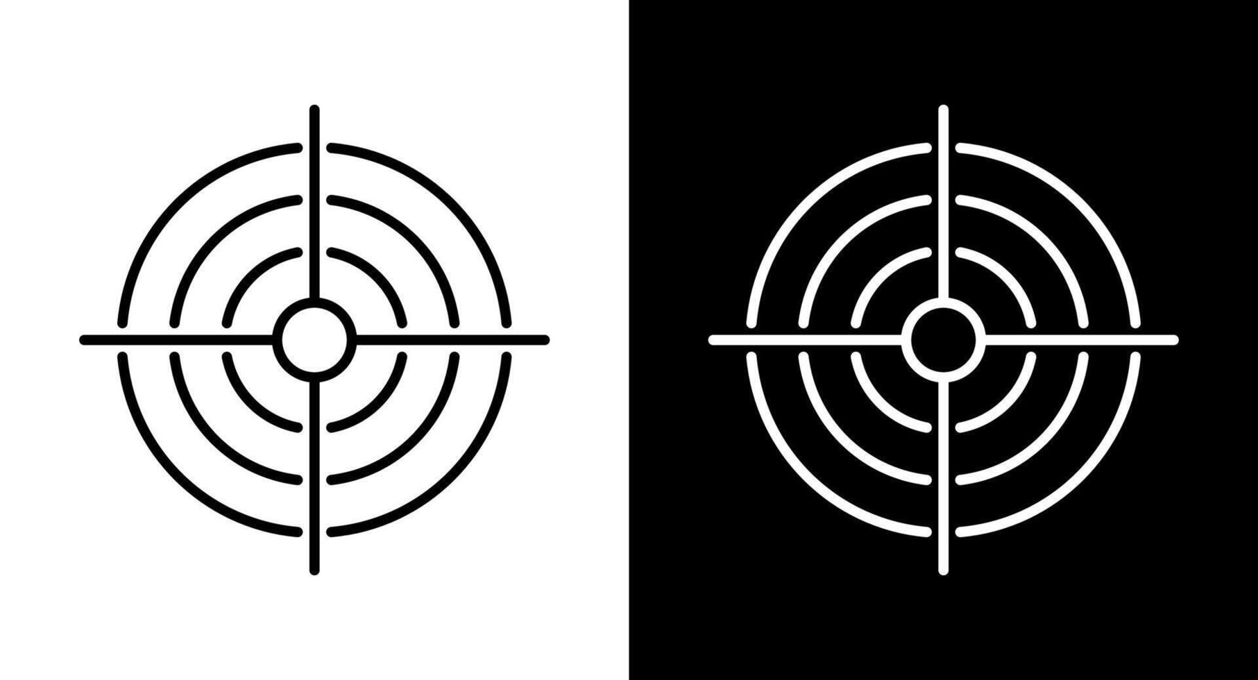 Precision icon collection for web, ui, mobile apps. Precision sign symbol. vector