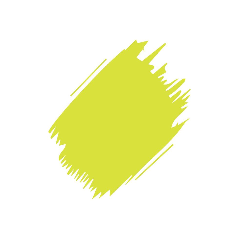 Green ink brush strokes isolated on white background. Grunge graphic elements. Dirty texture banners. Ink splatters. vector