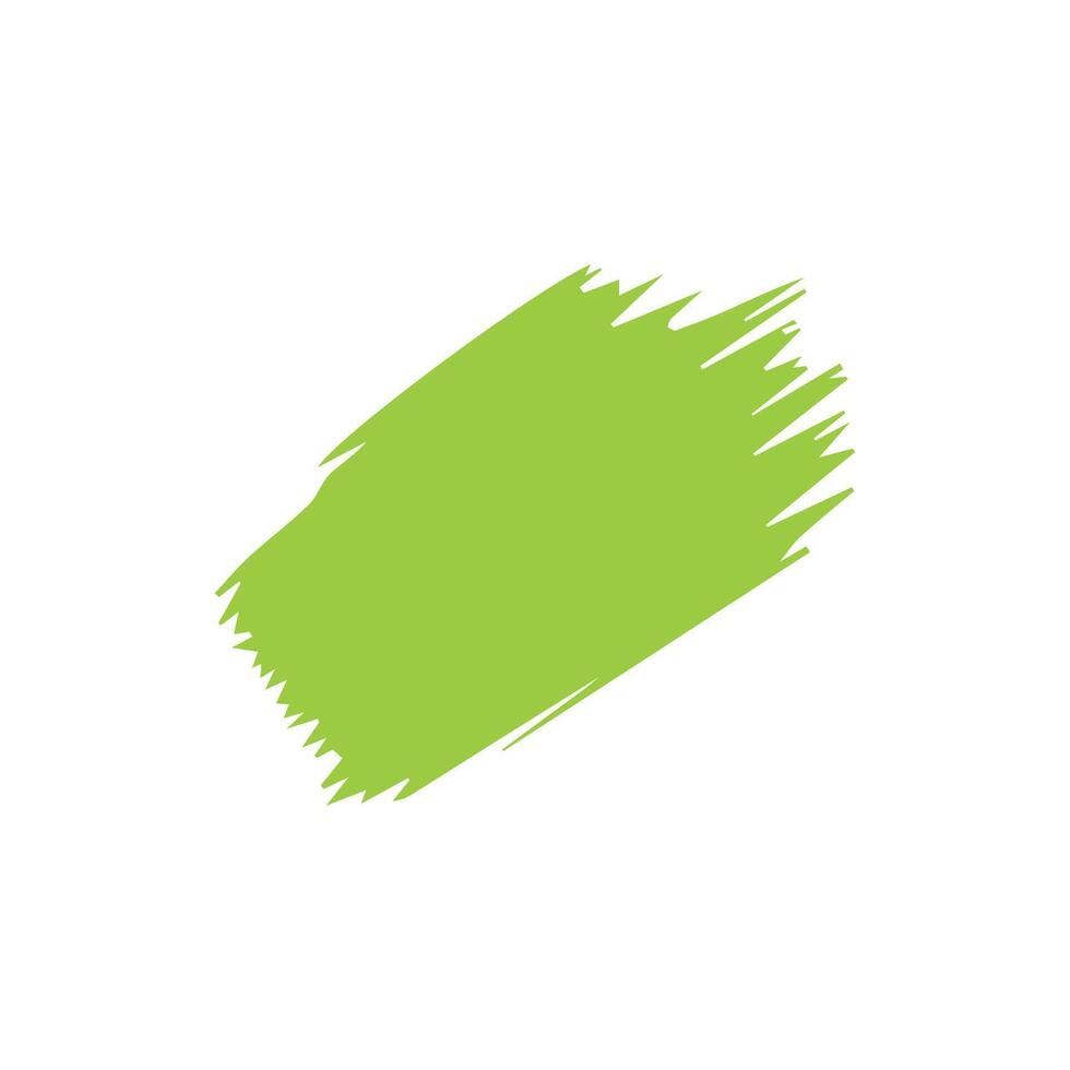 Green ink brush strokes isolated on white background. Grunge graphic elements. Dirty texture banners. Ink splatters. vector