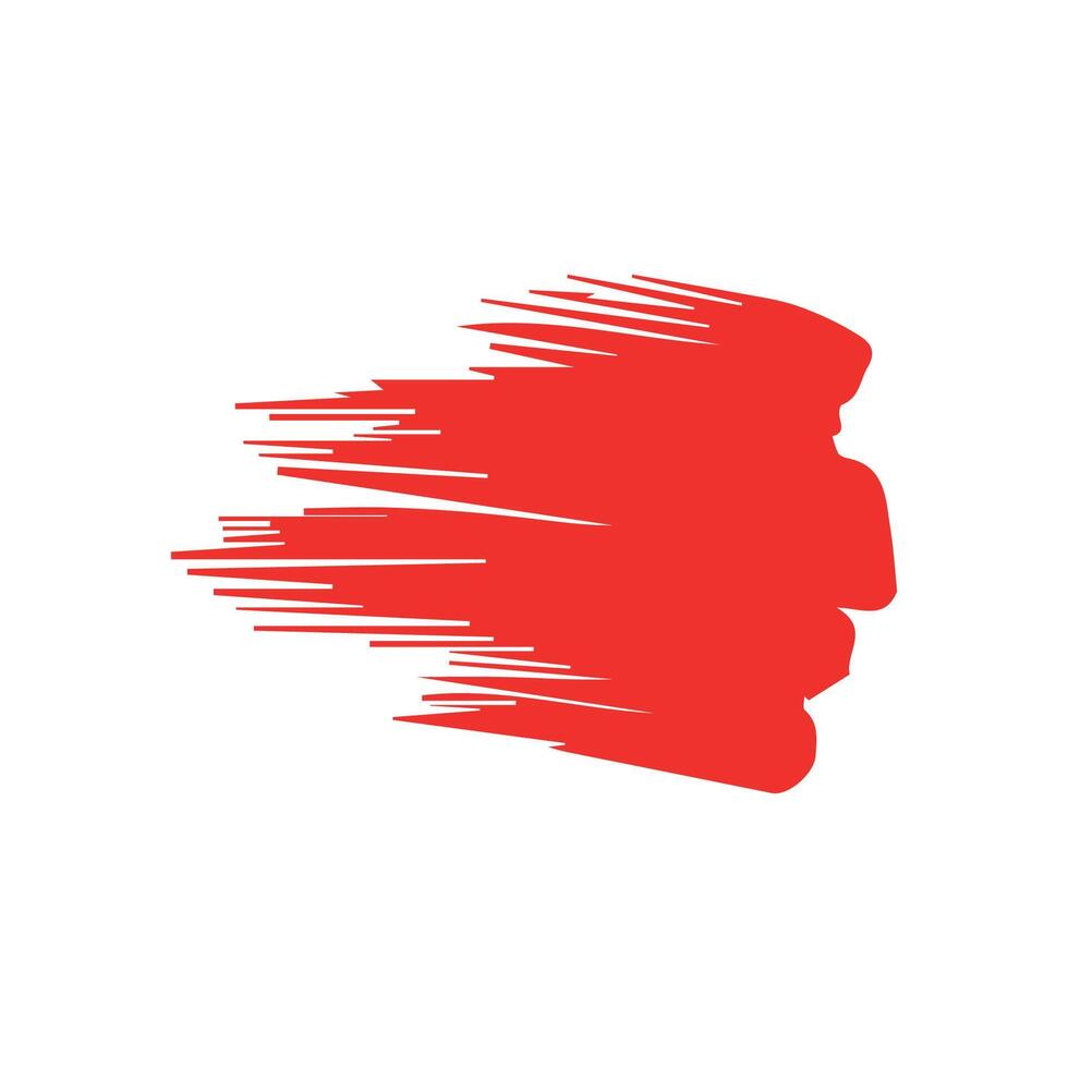 Red ink brush strokes isolated on white background. Grunge graphic elements. Dirty texture banners. Ink splatters. vector
