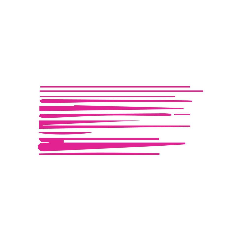 Pink ink brush strokes isolated on white background. Grunge graphic elements. Dirty texture banners. Ink splatters. vector