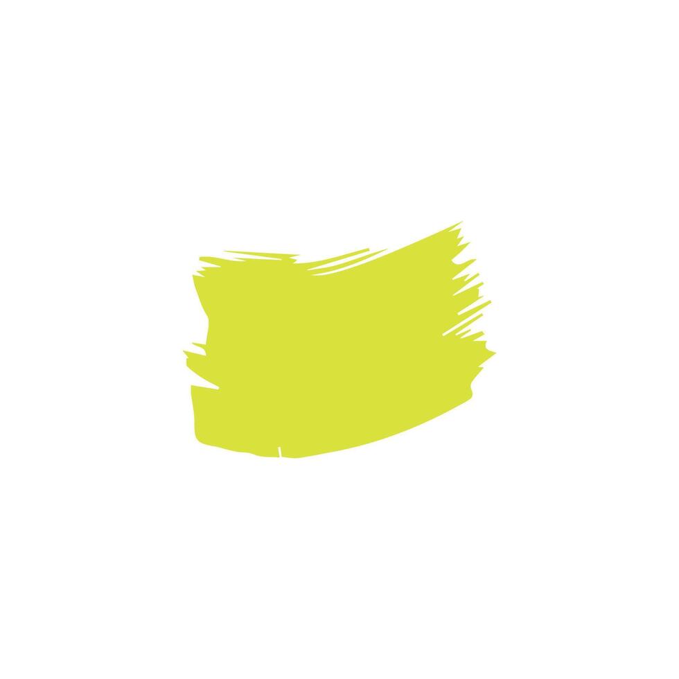 Green ink brush strokes isolated on white background. Grunge graphic elements. Dirty texture banners. Ink splatters. vector