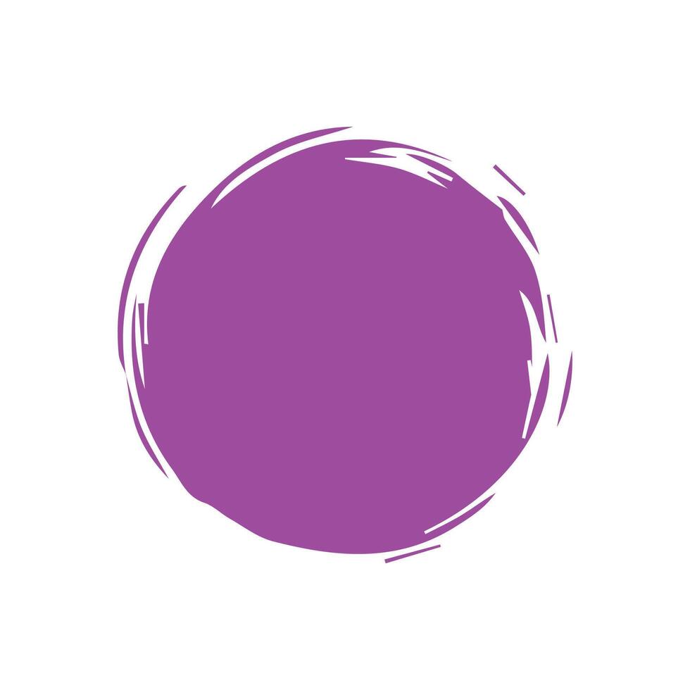 Purple ink brush strokes isolated on white background. Grunge graphic elements. Dirty texture banners. Ink splatters. vector