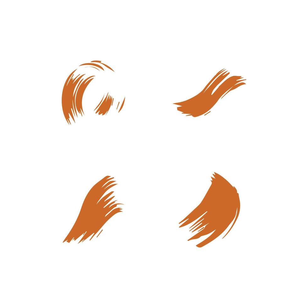 ink brush strokes isolated on white background. Grunge graphic elements. Dirty texture banners. Ink splatters. vector