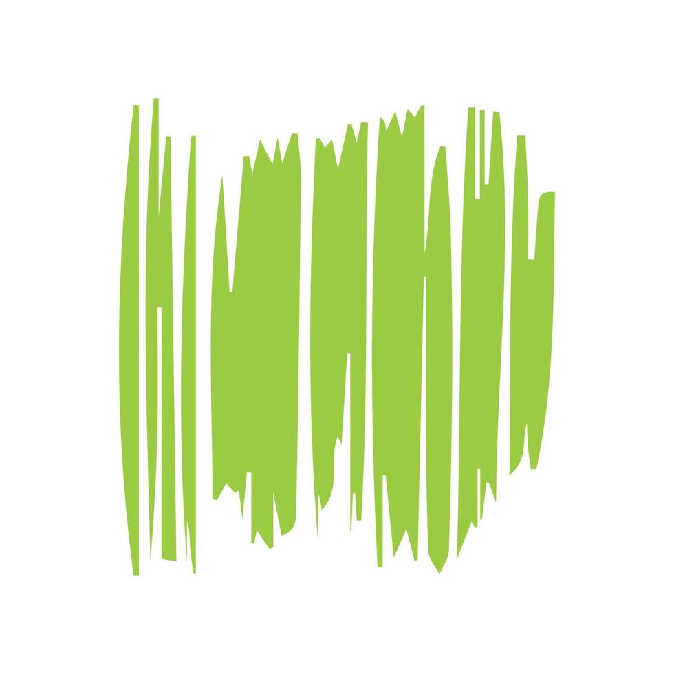 Green ink brush strokes isolated on white background. Grunge graphic elements. Dirty texture banners. Ink splatters. vector