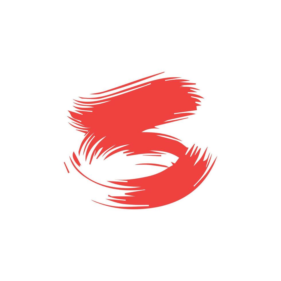 Red ink brush strokes isolated on white background. Grunge graphic elements. Dirty texture banners. Ink splatters. vector
