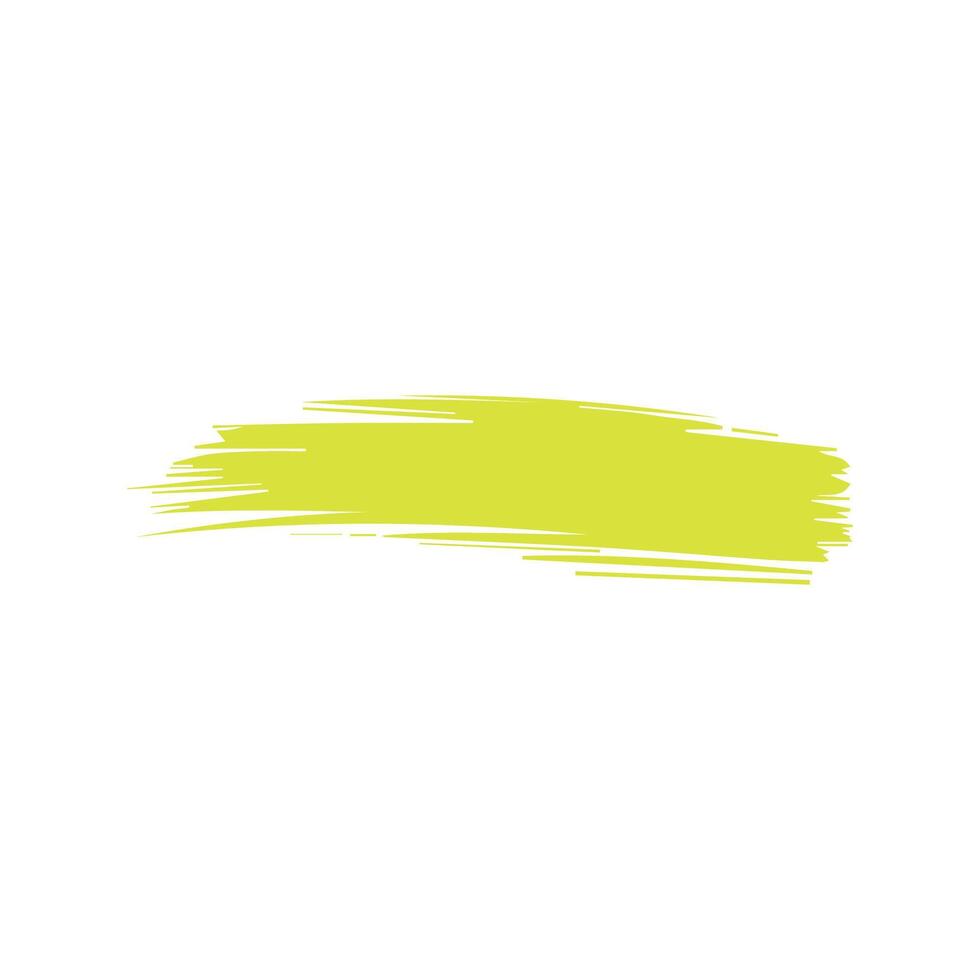 Green ink brush strokes isolated on white background. Grunge graphic elements. Dirty texture banners. Ink splatters. vector