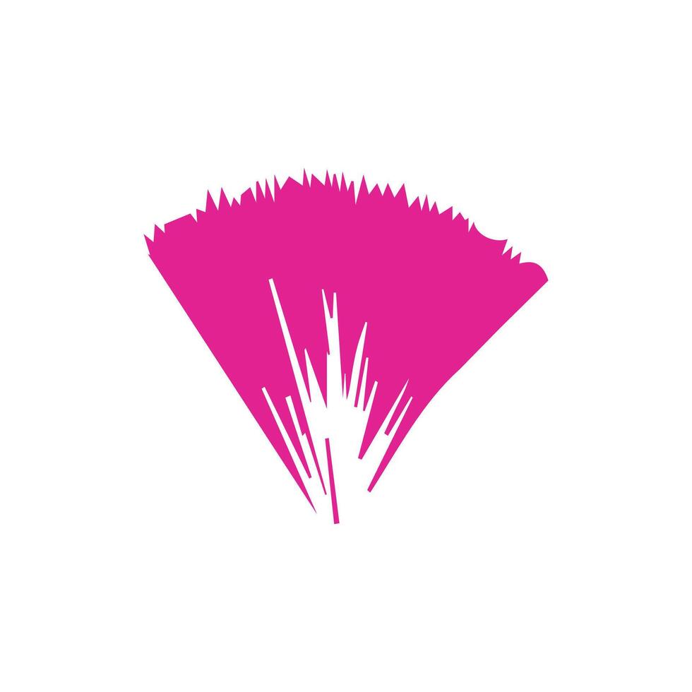 Pink ink brush strokes isolated on white background. Grunge graphic elements. Dirty texture banners. Ink splatters. vector