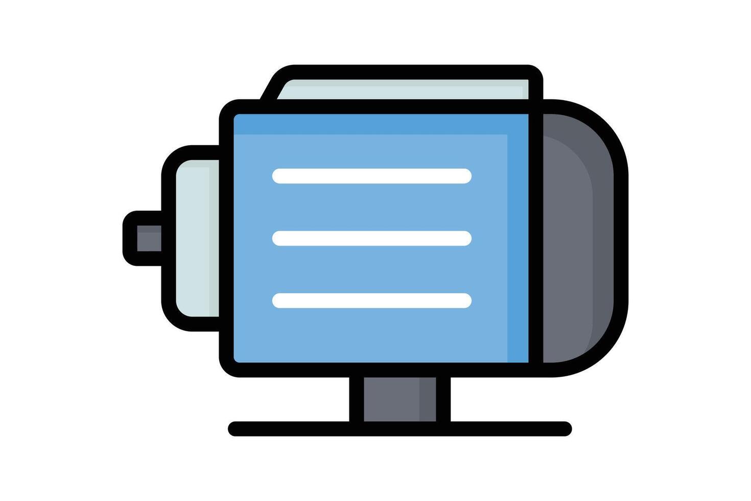 Water pump icon. icon related to pumping. colored outline icon style. pumping elements illustration vector