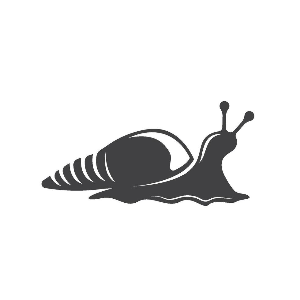 snail icon illustration element design template vector