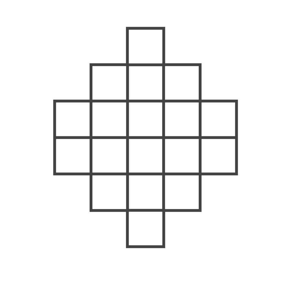 empty square element design template vector