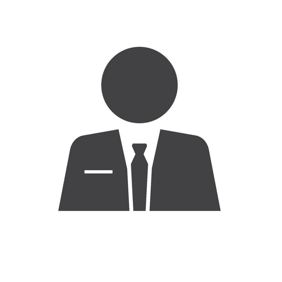 business person icon element design template vector