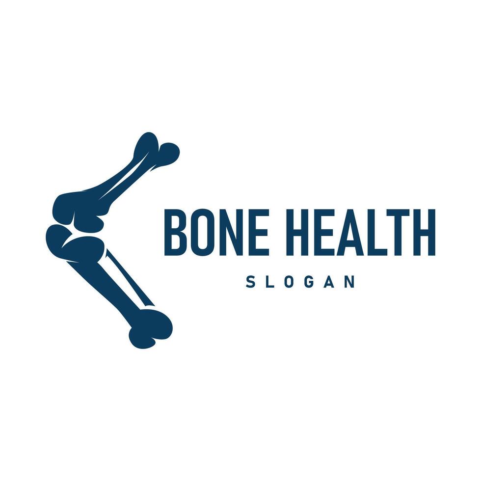Minimalist Bone Health Logo Illustration Template Design vector