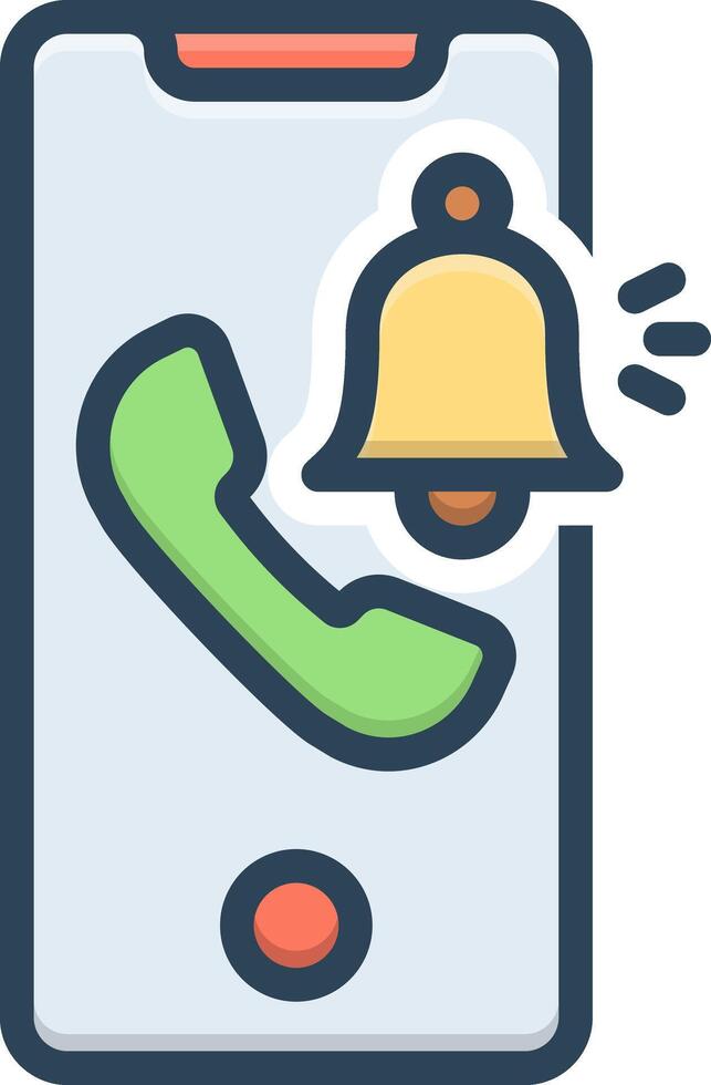 Color icon for sos vector