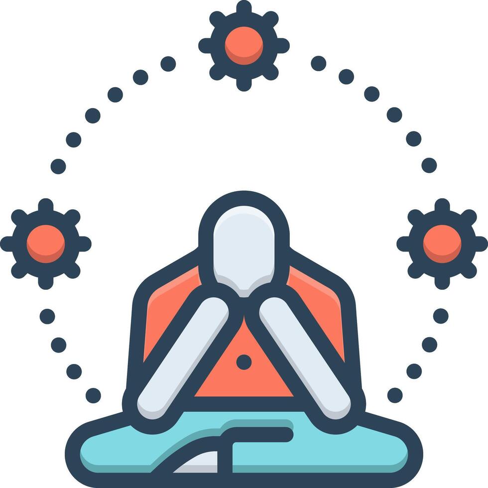 Color icon for survival vector