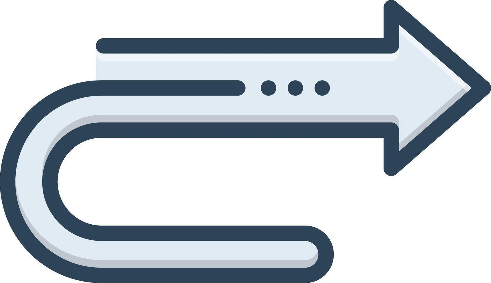 Color icon for reply vector