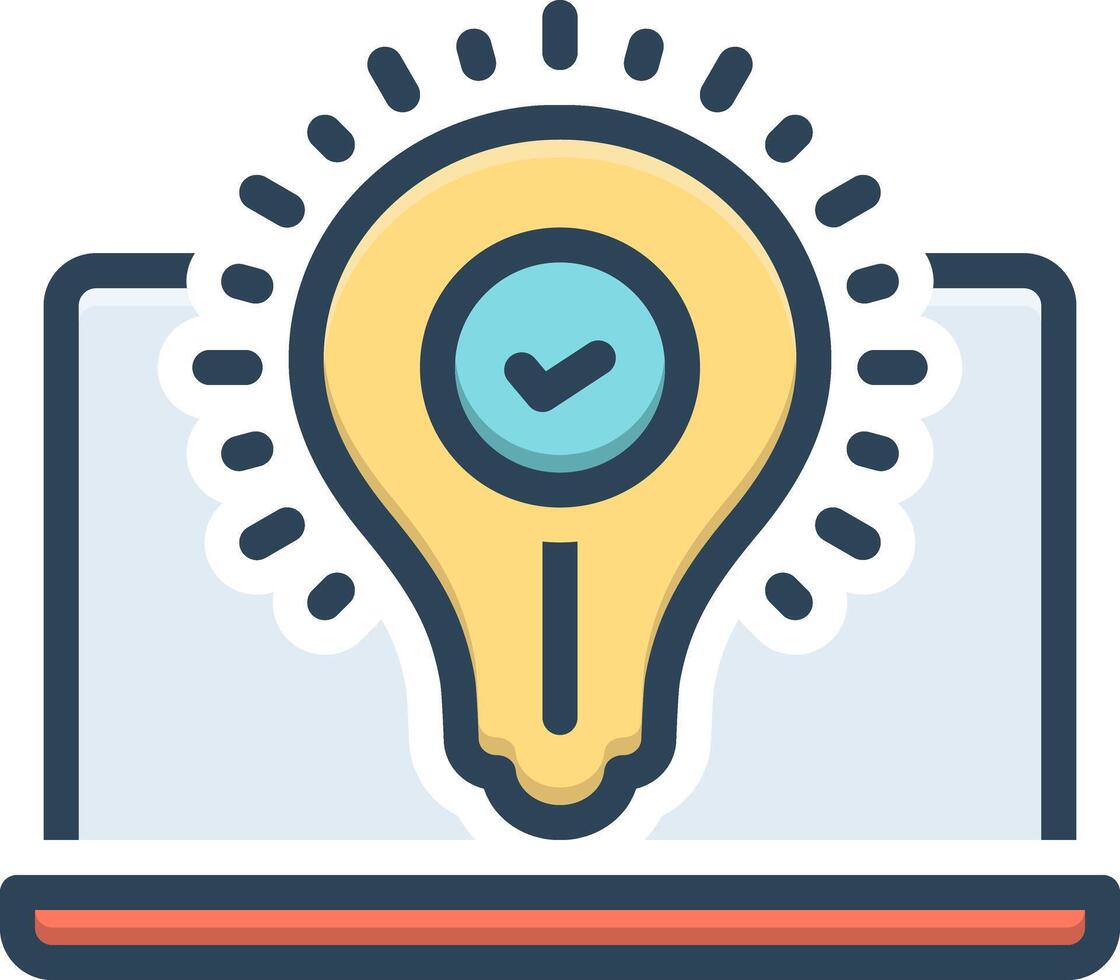 Color icon for solution vector
