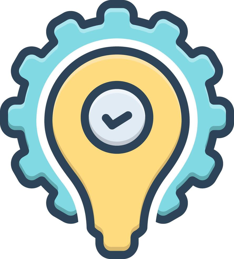 Color icon for solution vector