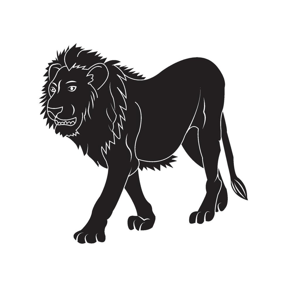 Lion icon design vector