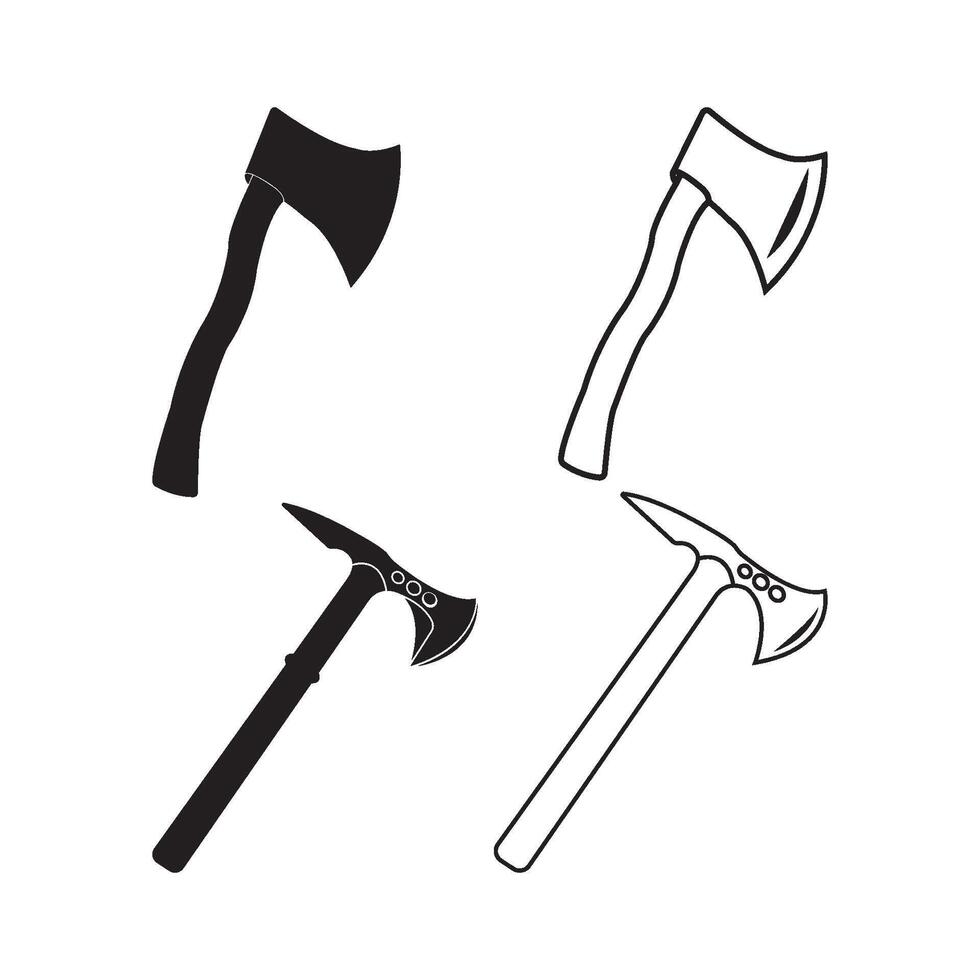 Axe icon design vector