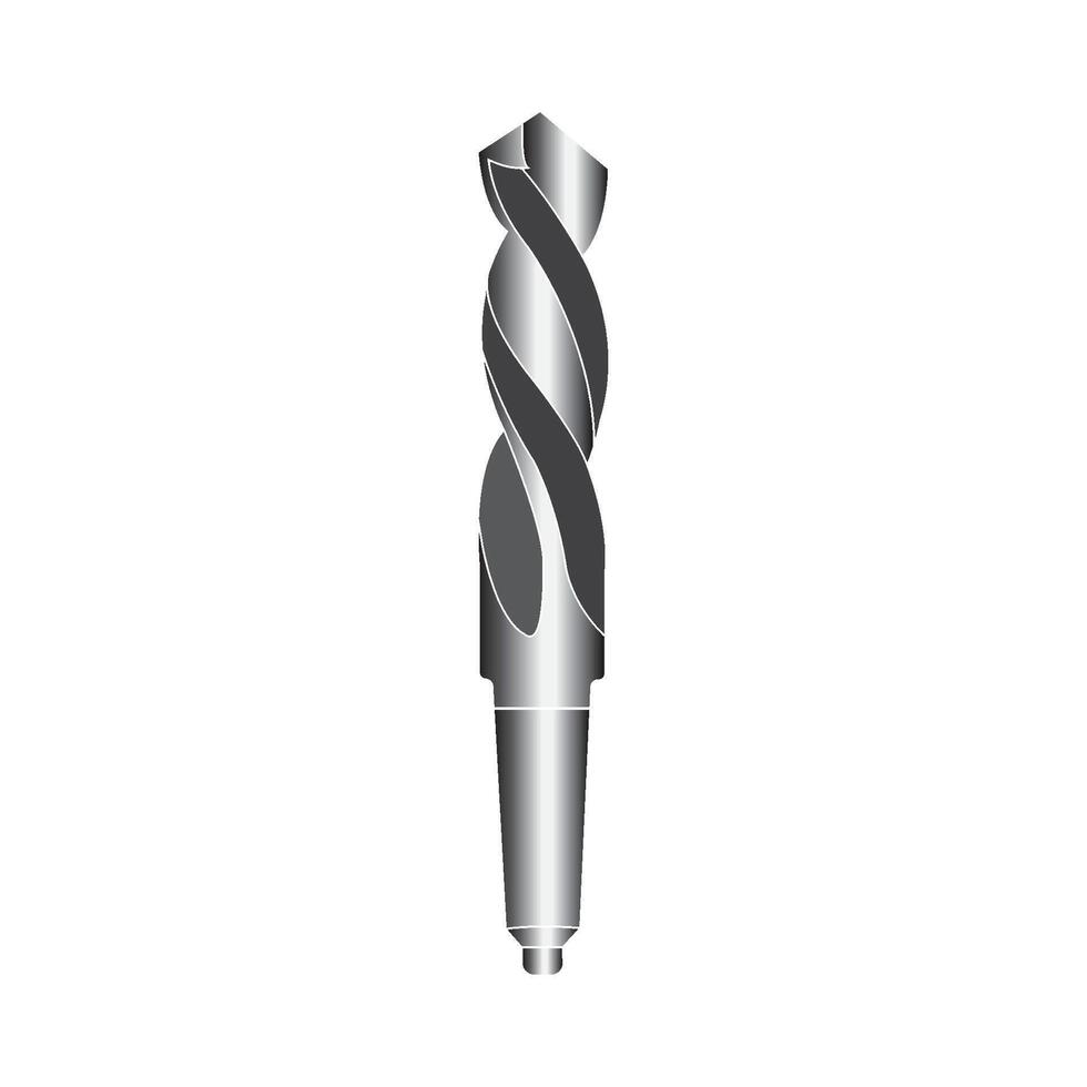 Drill bit icon vector