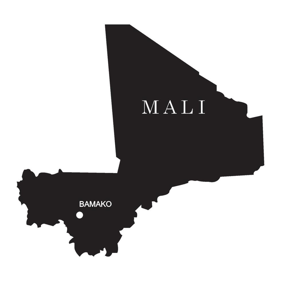 Mali country map vector