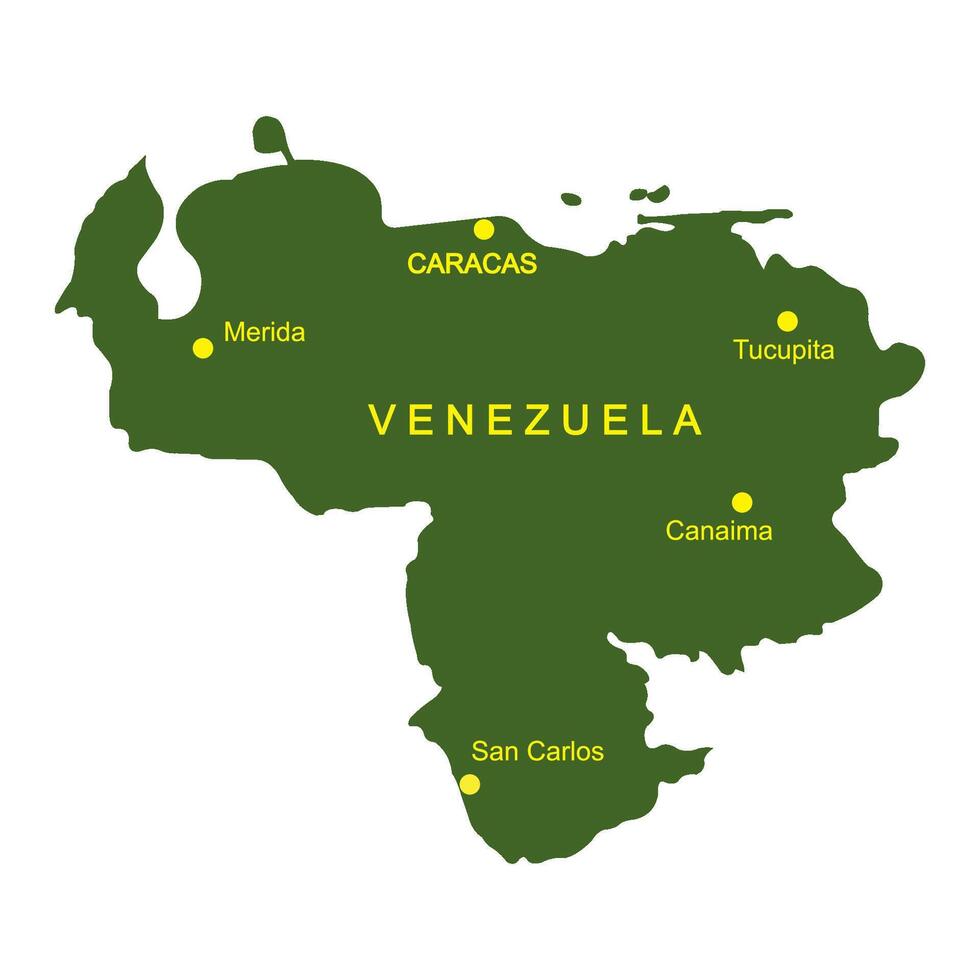 Venezuela country map vector