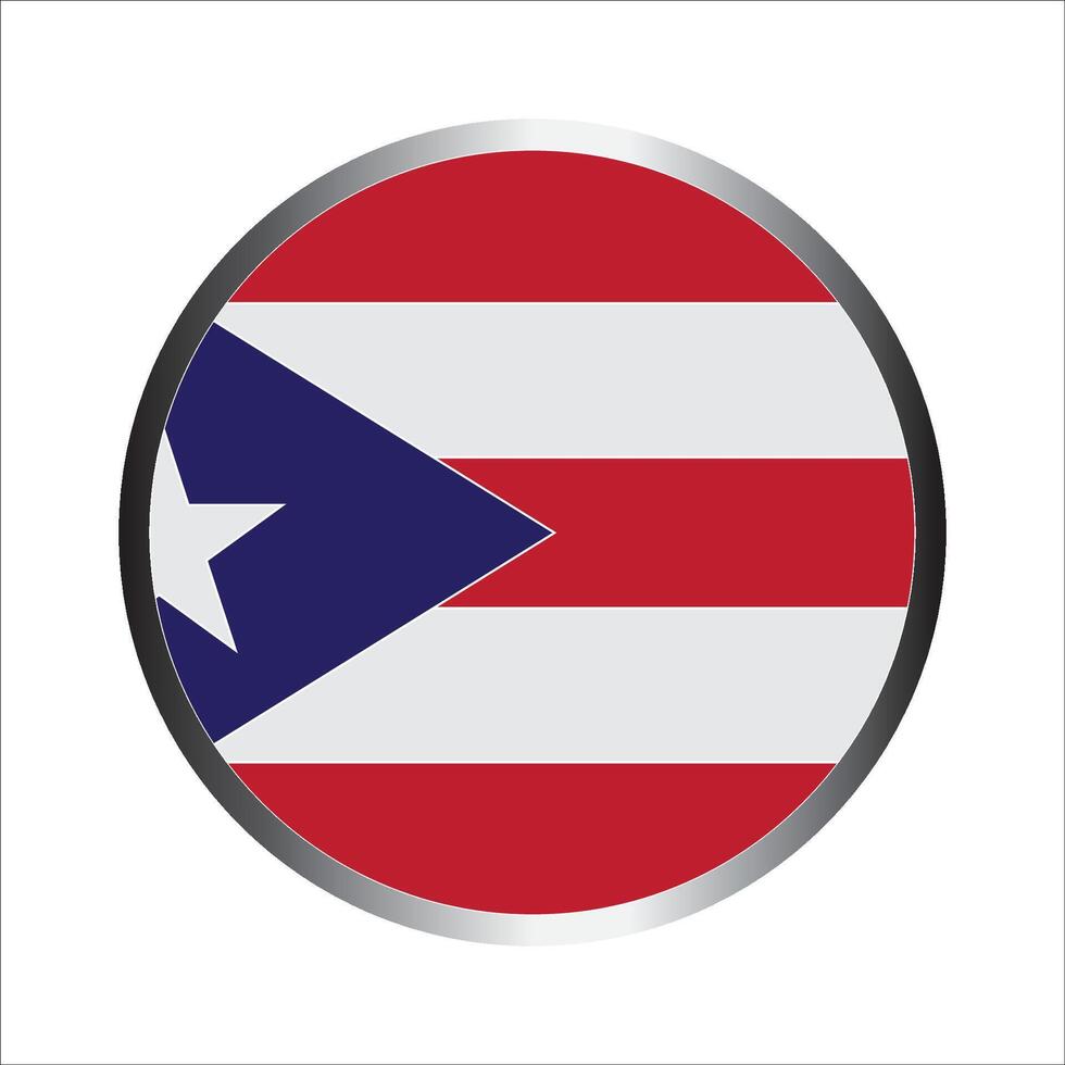 Puerto Rico flag vector