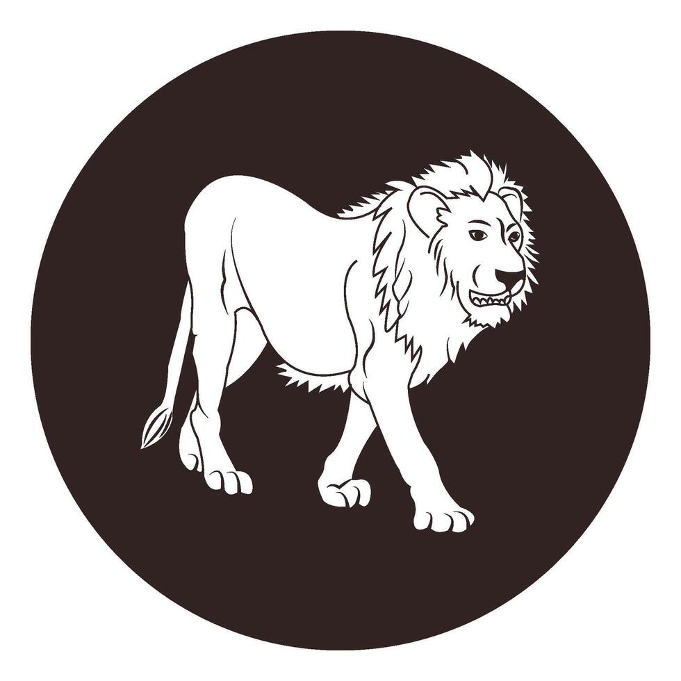 Lion icon design vector