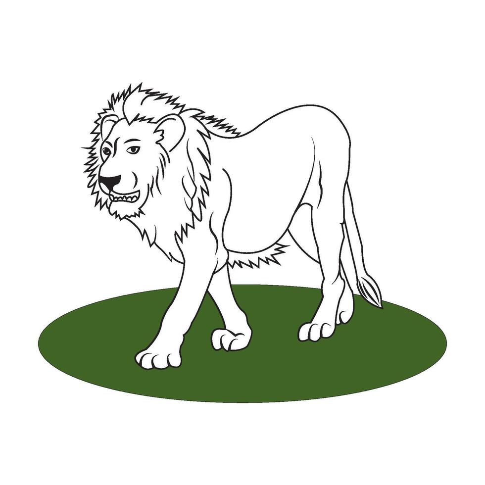 Lion icon design vector