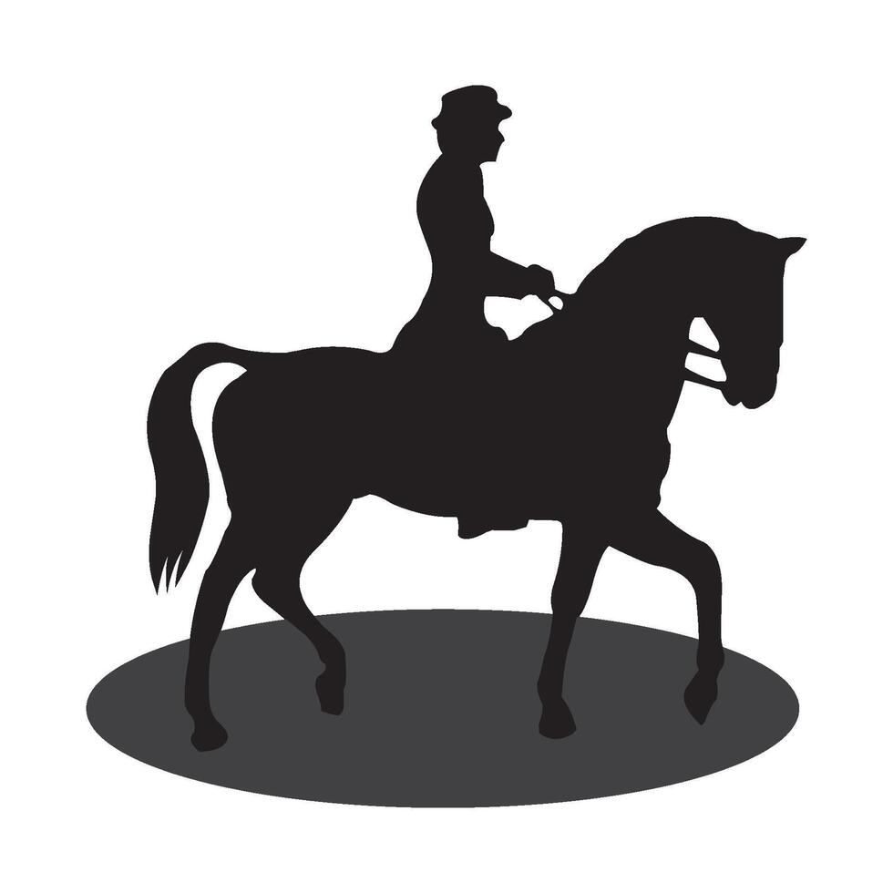 Horseman icon design vector
