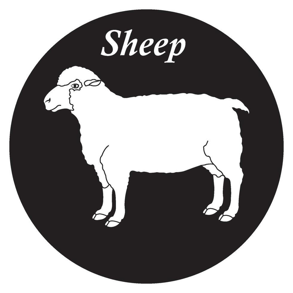 Sheep icon design vector