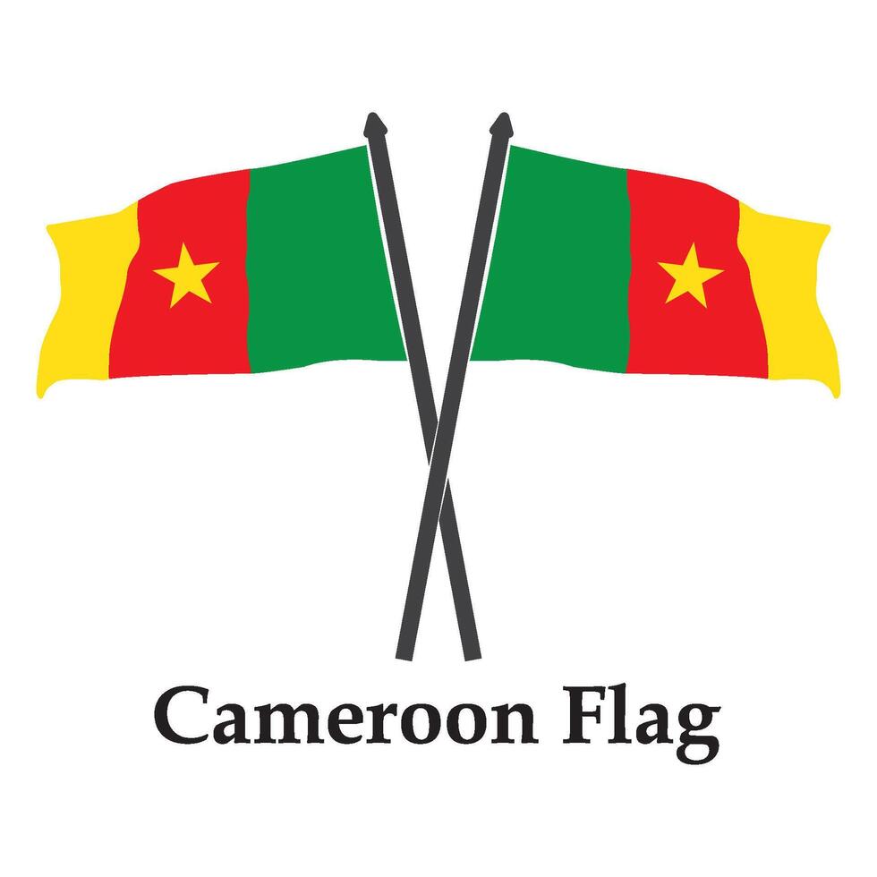 Cameroon flag icon vector