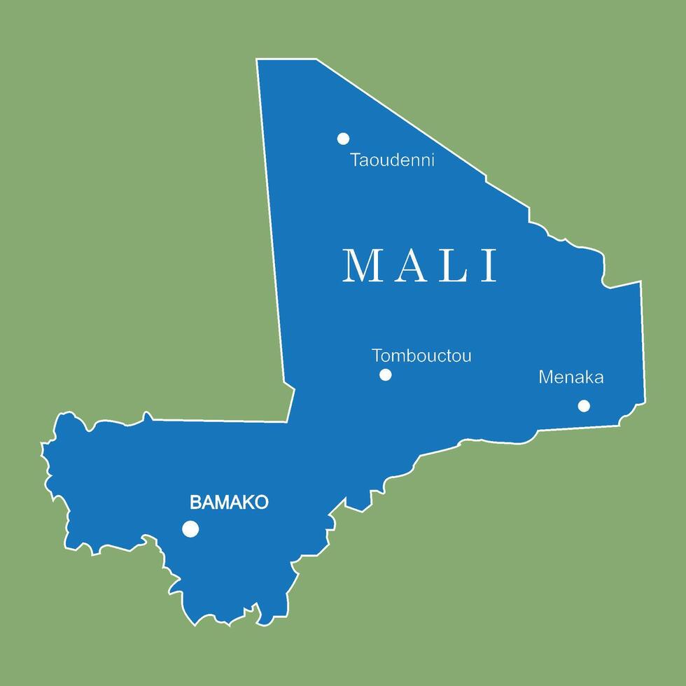 Mali country map vector