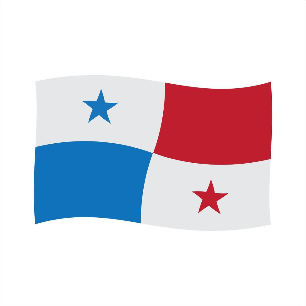 Panama flag icon vector
