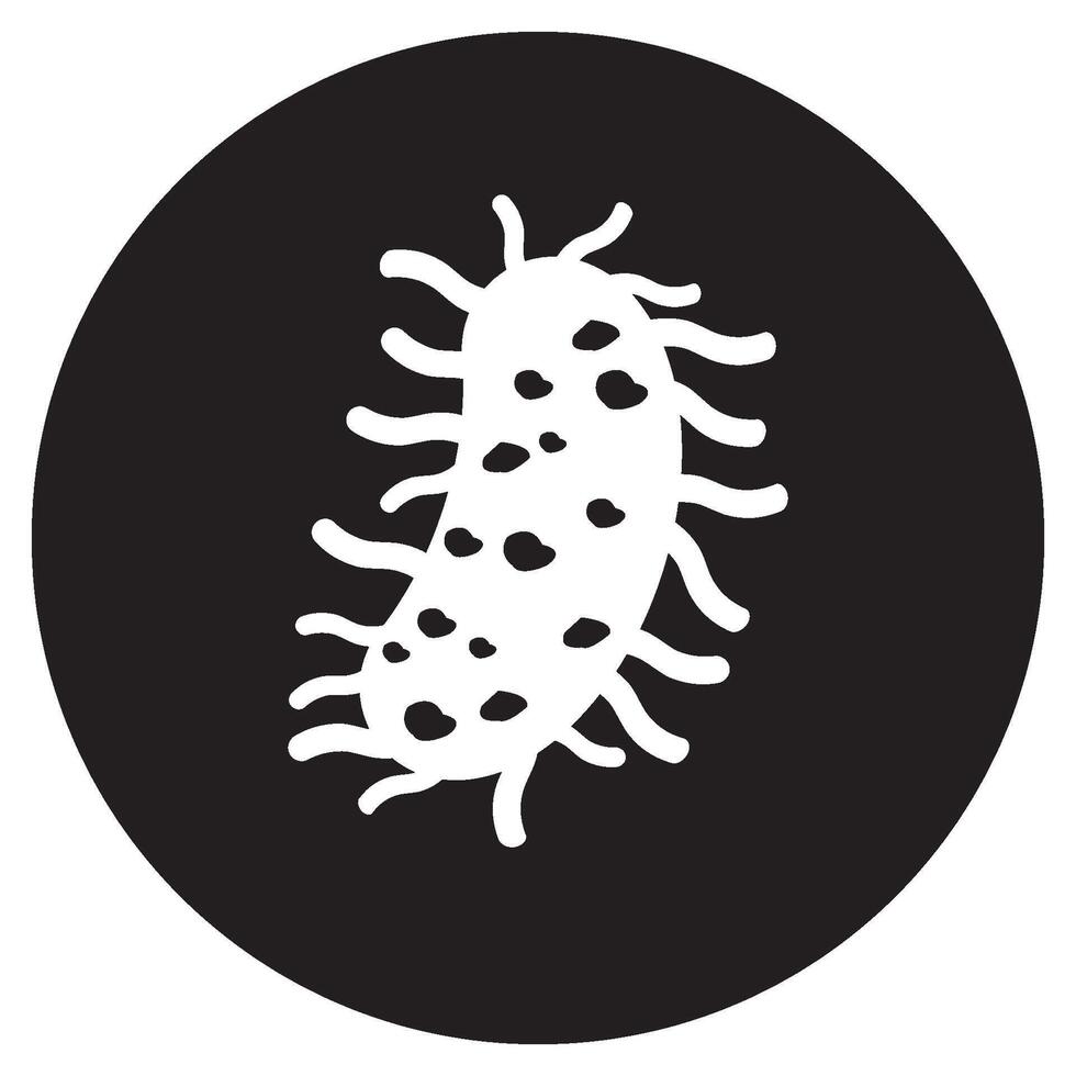 Bacteria, microbes, virus icon vector