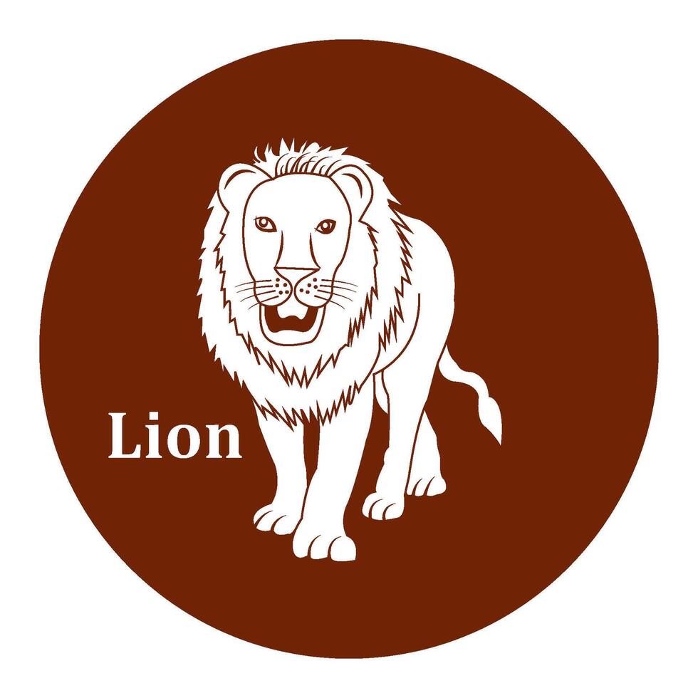 Lion icon design vector